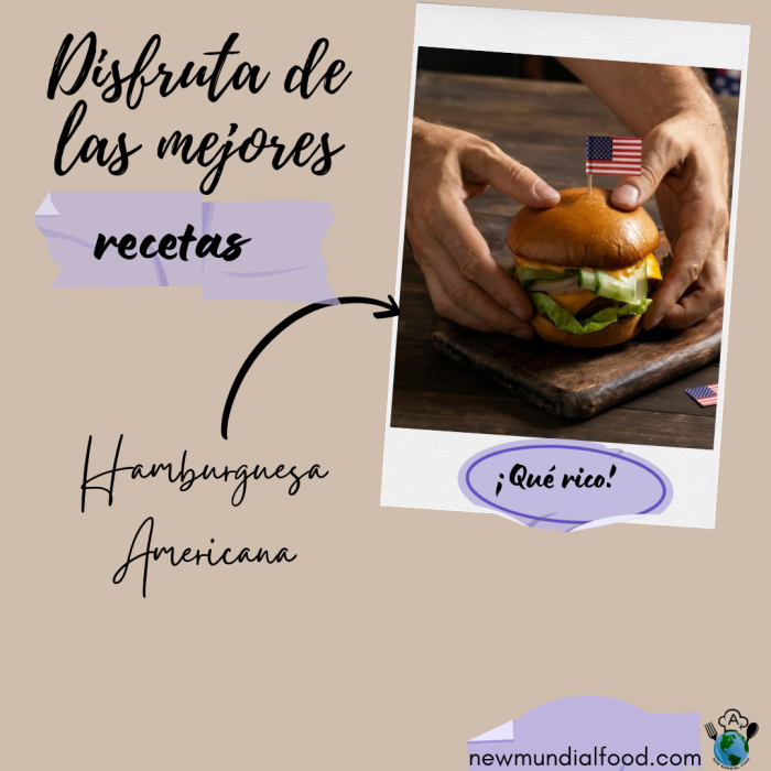 Hamburguesa Americana