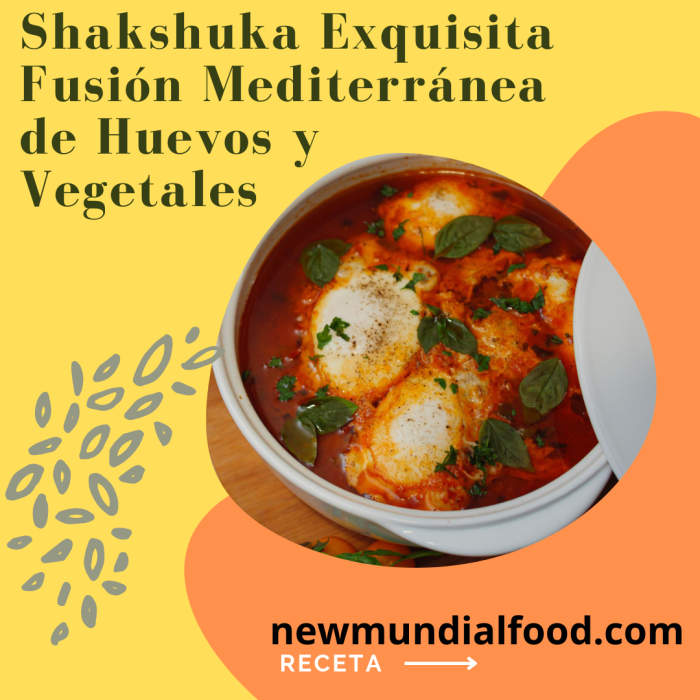 Shakshuka Exquisita Fusión Mediterránea de Huevos y Vegetales