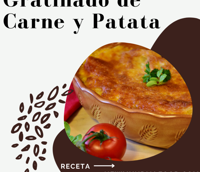 Gratinado de patata y Carne Picada