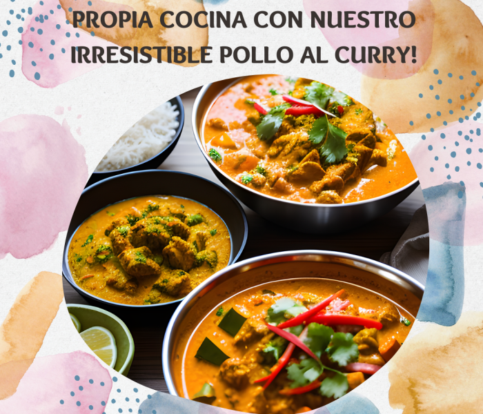 Pollo al Curry  Sabor Exótico en Solo 30 Minutos