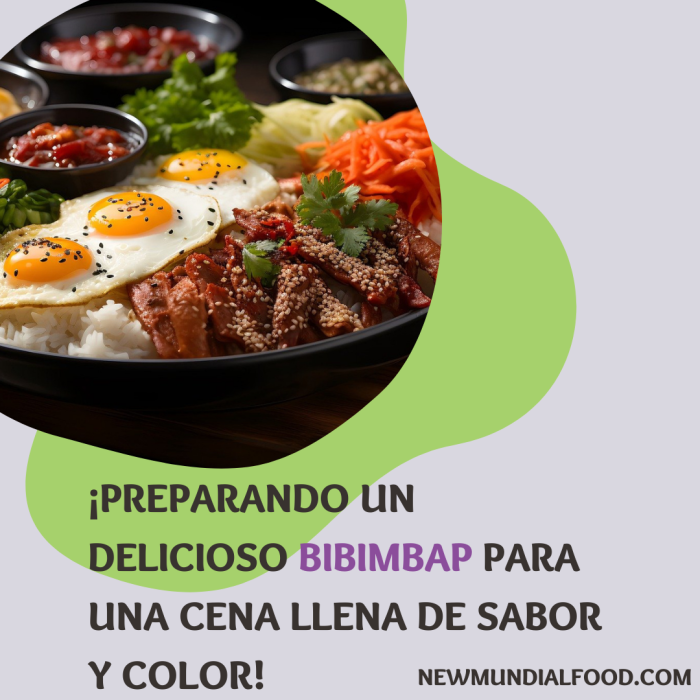 Bibimbap  Receta Fácil